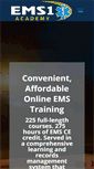 Mobile Screenshot of ems1academy.com